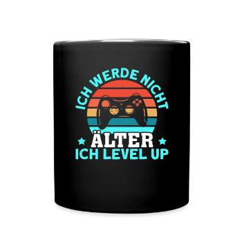 Gamer Gaming Gamer Gaming Christmas - Full Colour Mug - black - Front