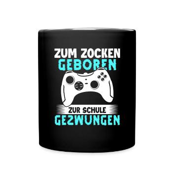 Gamer Gaming Gamer Gaming Christmas - Full Colour Mug - black - Front