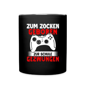 Gamer Gaming Gamer Gaming Christmas - Full Colour Mug - black - Front