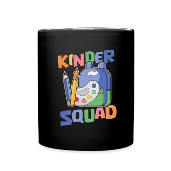 Grundschullehrer Grundschule Lehrer Kader - Tasse einfarbig - Schwarz - Vorne