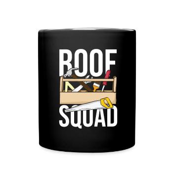 Escouade de couvreurs - Mug uni - noir - Devant