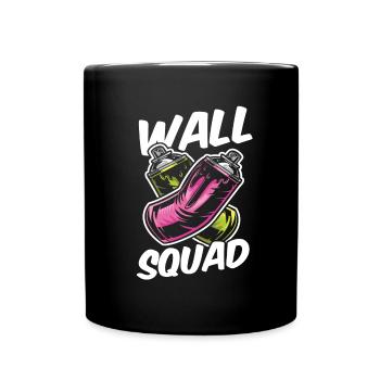 Wandmaler Kader - Tasse einfarbig - Schwarz - Vorne