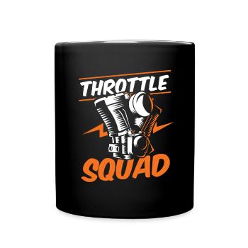 Escouade de mécaniciens de motos - Mug uni - noir - Devant
