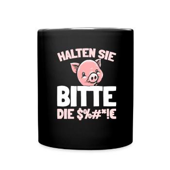 Porc Éleveur de porcs - Mug uni - noir - Devant