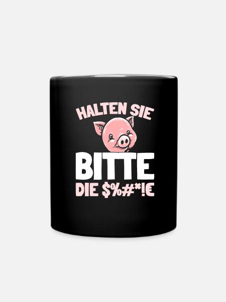 Porc Éleveur de porcs - Mug uni - noir
