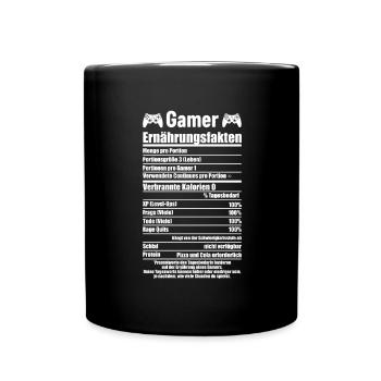 Gamer Gaming Zocken Zocker - Mug uni - noir - Devant