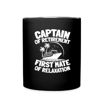 Cruise Retraite - Mug uni - noir - Devant