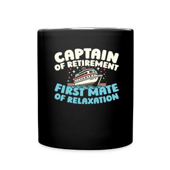 Cruise Retraite - Mug uni - noir - Devant