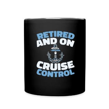 Cruise Retraite - Mug uni - noir - Devant
