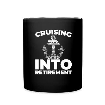 Kreuzfahrt - Tasse einfarbig - Schwarz - Vorne