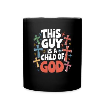 Christ Reformed Christian God Theology - Full Colour Mug - black - Front