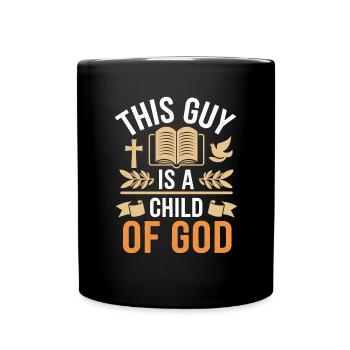 Christ Reformed Christian God Theology - Full Colour Mug - black - Front