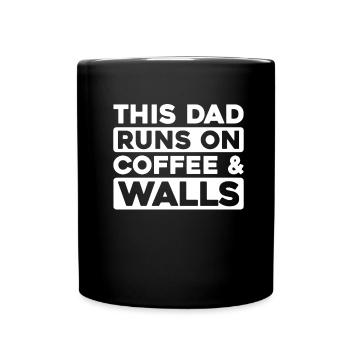 Mason Café Père Papa - Mug uni - noir - Devant