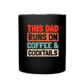 Bartender Bartender Coffee Father Dad - Full Colour Mug - black - Front