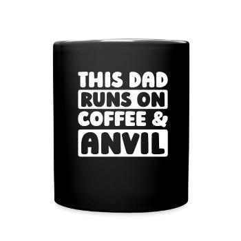 Schmied Metallbauer Kaffee Father Dad - Tasse einfarbig - Schwarz - Vorne