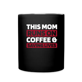 Ambulance Service Paramedic Paramedic - Full Colour Mug - black - Front
