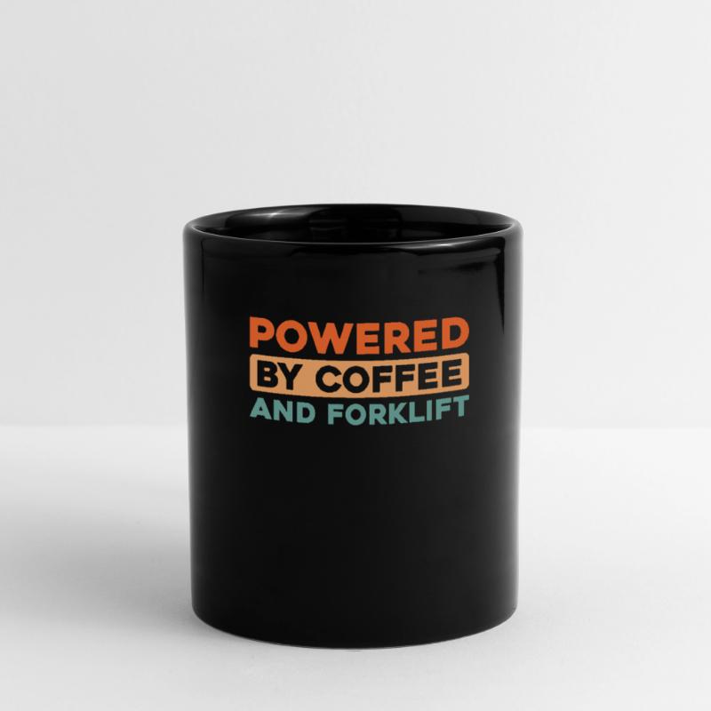 Forklift Forklift Driver Coffee Full Colour Mug