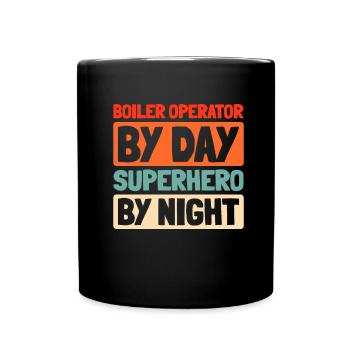 Boiler operators - Full Colour Mug - black - Front