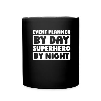Event planner - Full Colour Mug - black - Front