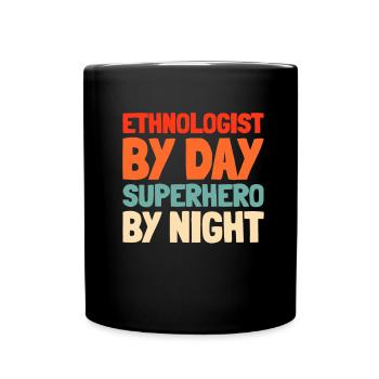Ethnologist - Full Colour Mug - black - Front