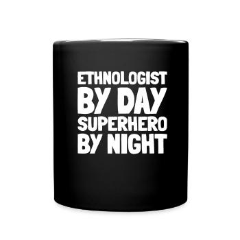 Ethnologue - Mug uni - noir - Devant