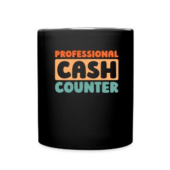 Bank employee - Full Colour Mug - black - Front
