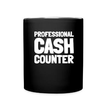 Bank employee - Full Colour Mug - black - Front