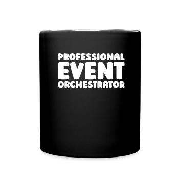 Event planner - Full Colour Mug - black - Front