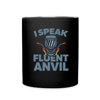 Blacksmith metalworker - Full Colour Mug - black - Front
