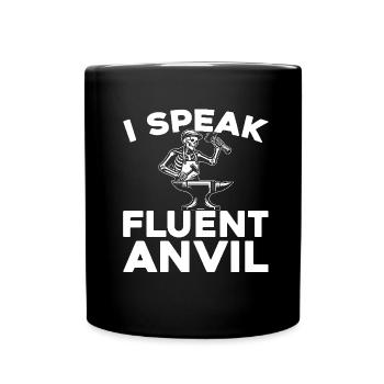 Blacksmith metalworker - Full Colour Mug - black - Front
