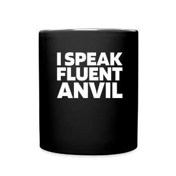 Blacksmith metalworker - Full Colour Mug - black - Front