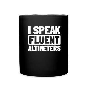 Mécanicien aéronautique - Mug uni - noir - Devant