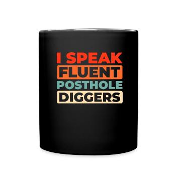 Fence installer - Full Colour Mug - black - Front