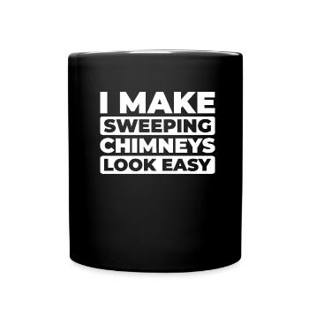Chimney sweep - Full Colour Mug - black - Front