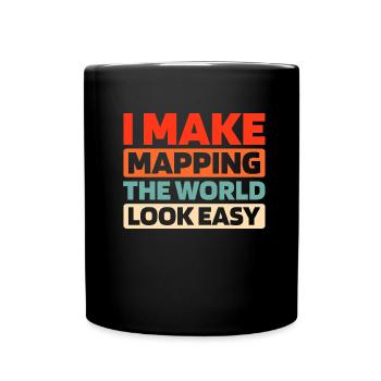 Fossoyeur Assistant funéraire - Mug uni - noir - Devant