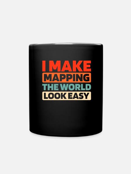 Totengräber Bestattungshelfer - Tasse einfarbig - Schwarz