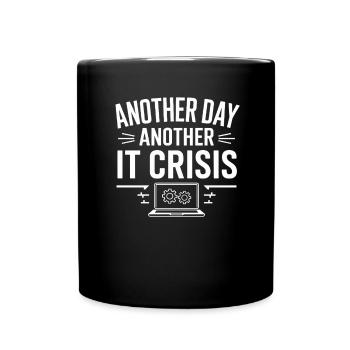 Administrator Support Nerd Computer Tech - Full Colour Mug - black - Front