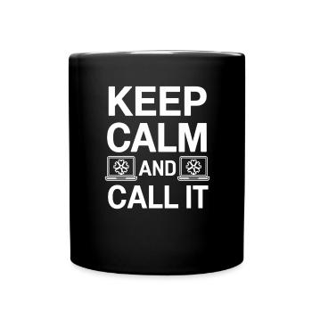 Administrator Support Nerd Computer Tech - Full Colour Mug - black - Front