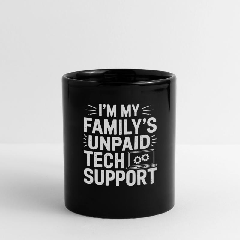 Administrator Support Nerd Computer Tech Tasse einfarbig