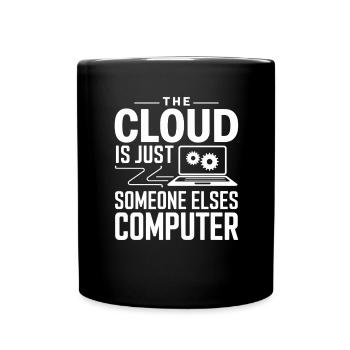 Support Administrateur Nerd Computer Tech - Mug uni - noir - Devant