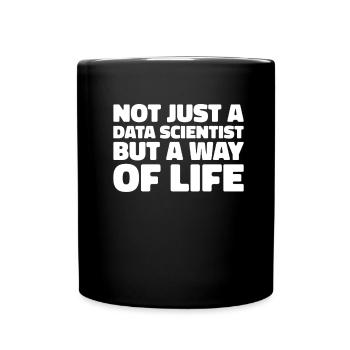 Analyste de données en science des données - Mug uni - noir - Devant