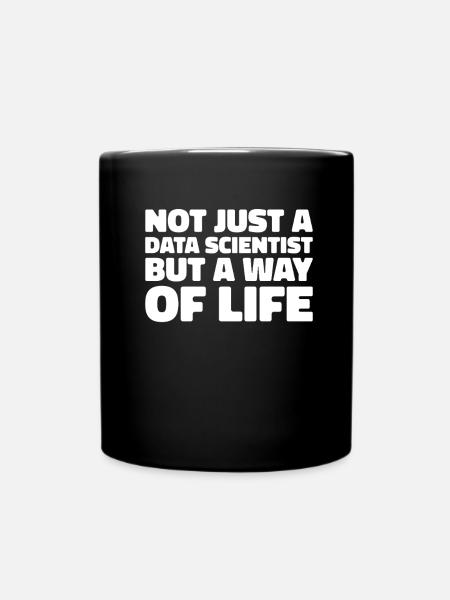 Data Science Data Analyst - Full Colour Mug - black