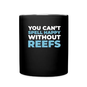 Tauchen Taucher - Tasse einfarbig - Schwarz - Vorne