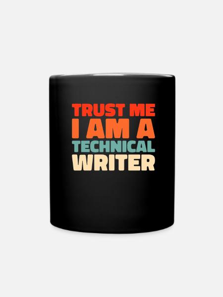 Technischer Redakteur - Tasse einfarbig - Schwarz