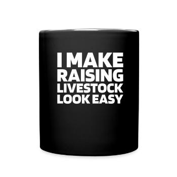 Cowman - Full Colour Mug - black - Front