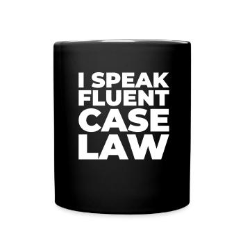 Jurist - Tasse einfarbig - Schwarz - Vorne