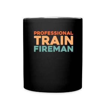 Firefighter Training Training - Full Colour Mug - black - Front