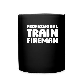 Firefighter Training Training - Full Colour Mug - black - Front