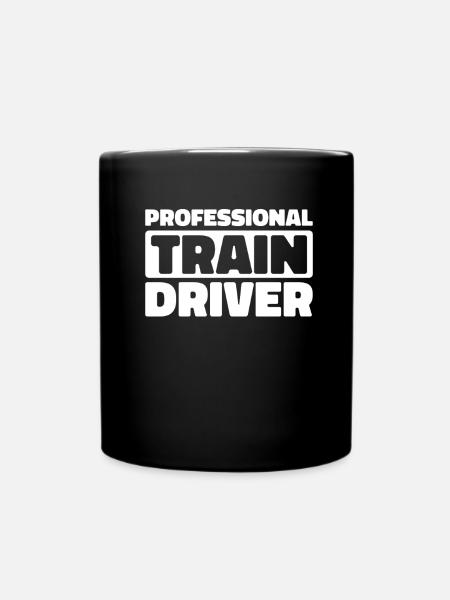 Train driver Train driver - Full Colour Mug - black