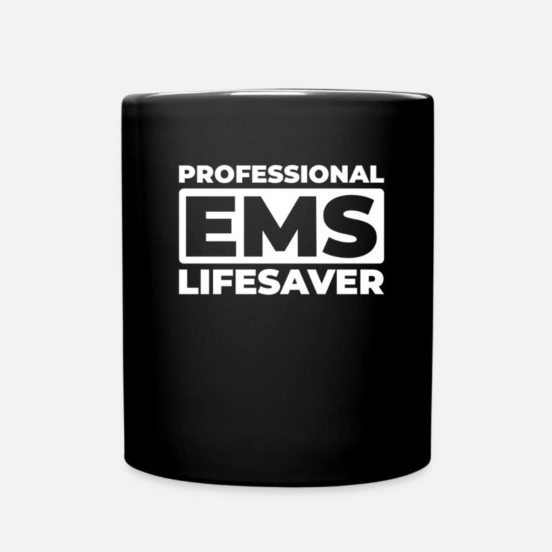 Notfalldienst - Tasse einfarbig - Schwarz